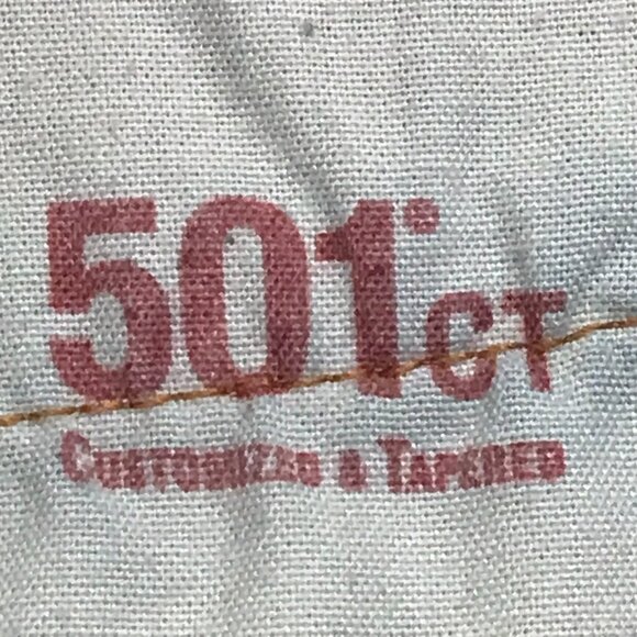 Levi's 501CT Jeans Men 34x27 Blue Low Rise Distressed Button Fly Medium Wash - Picture 4 of 14